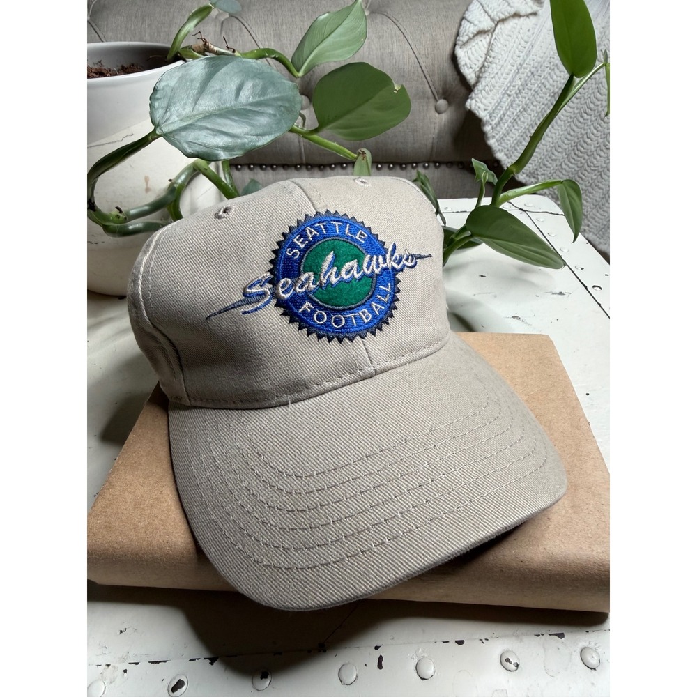 Seattle Seahawks Embroidered Baseball Cap - Tan